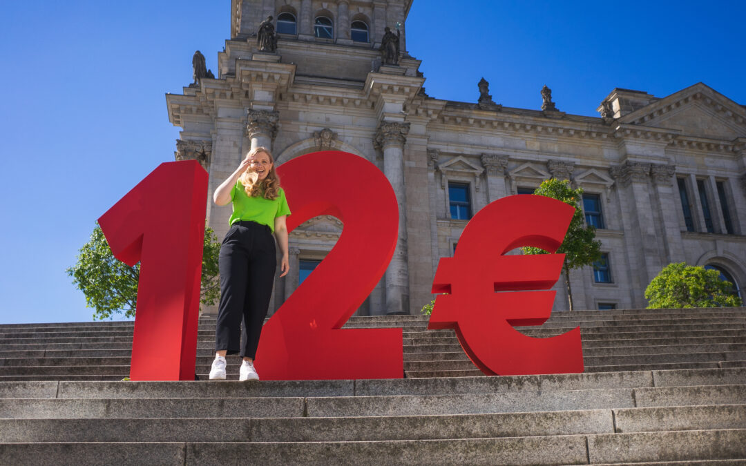 Der Mindestlohn steigt auf 12 Euro!
