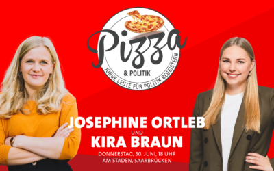 Pizza & Politik am 30. Juni in Saarbrücken